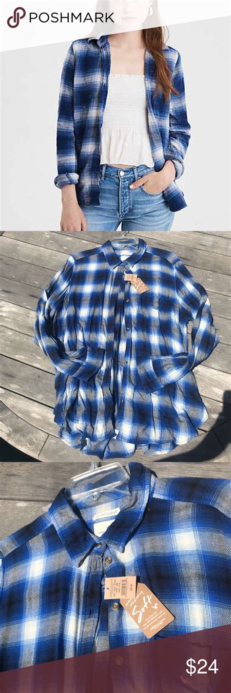 american eagle boyfriend fit flannel.